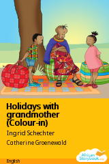 Cover of Holidays with grandmother (Colour-in) by Violet Otieno