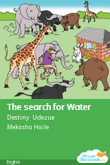 Cover of The search for Water by Destiny Udezue, Prince Oti