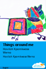Cover of Things around me by Havilah Kpamkwase Werna