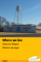 Cover of Where we live by Rika du Plessis