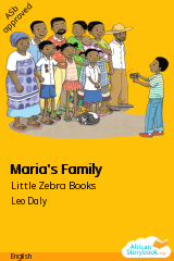 Cover of Maria's Family by Little Zebra Books