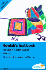 Cover of Havilah's first book by Havilah Kpamkwase Werna