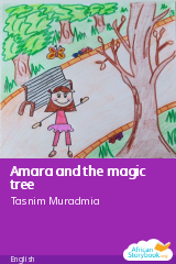 Cover of Amara and the magic tree by Tasnim Muradmia
