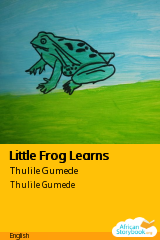 Cover of Little Frog Learns by Thulile Gumede