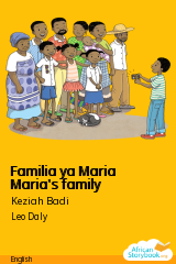 Cover of Familia ya Maria Maria's family by Little Zebra Books