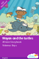 Cover of Wayan and the turtles by Yvette Bezuidenhout