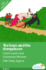 Cover of The boys and the chimpanzee by Caleb Lawal and Chiamaka Michael