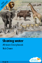 Cover of Sharing water by Clare Verbeek, Thembani Dladla, Zanele Buthelezi