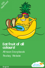 Cover of Eat fruit of all colours! by Mimi Werna