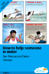 Cover of How to help someone in water by Sea Rescue and Sean Verster