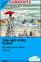 Cover of Stay safe at the beach! by Sea Rescue and Sean Verster