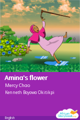 Cover of Amina's flower by Mercy Chao