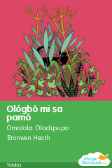 Cover of Ológbò mi ṣa pamó, a Yorùbá picture book