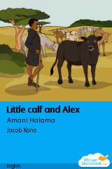 Cover of Little calf and Alex by Amani Halama