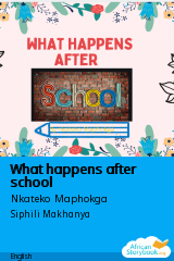 Cover of What happens after school by Nkateko Maphokga