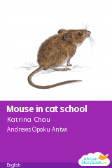Cover of Mouse in cat school by Katrina Chau