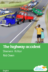 Cover of The highway accident by Sherwin Killar
