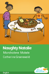 Cover of Naughty Natalie by Marshalene Mokele