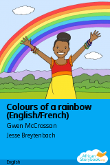 Cover of Colours of a rainbow (English/French) by Caren Echesa