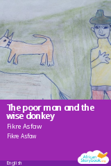 Cover of The poor man and the wise donkey by Fikre Asfaw