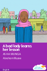 Cover of A bad lady learns her lesson by ASHA MUNGA