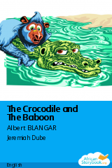 Cover of The Crocodile and The Baboon by Basilio Gimo