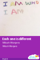 Cover of Each one is different by Milcah Wanjera