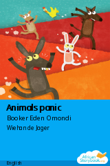 Cover of Animals panic by Booker Eden Omondi