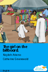 Cover of The girl on the billboard. by Kaylah Atieno