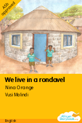 Cover of We live in a rondavel by Nina Orange, Ursula Nafula