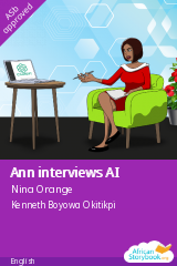 Cover of Ann interviews AI by Nina Orange