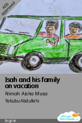 Cover of Isah and his family on vacation by Nimah Aisha Musa
