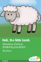 Cover of Neli, the little lamb by Mukaisire Patricia 👩🏿🤍💙