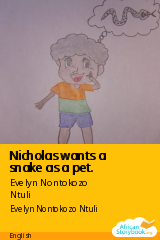 Cover of Nicholas wants a snake as a pet. by Evelyn Nontokozo Ntuli