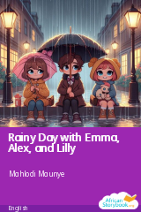 Cover of Rainy Day with Emma, Alex, and Lilly by African Storybook