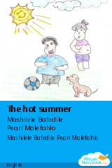 Cover of The hot summer by Mashilele Bafedile Pearl Malefahlo