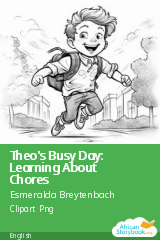Cover of Theo's Busy Day: Learning About Chores by Esmeralda Breytenbach