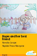 Cover of Bopie and her best friend by Karabo Leope