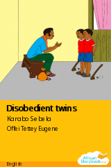 Cover of Disobedient twins by Karabo Sebela