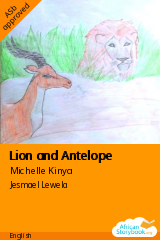 Cover of Lion and Antelope by Michelle Kinya
