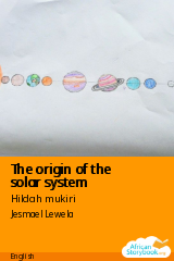 Cover of The origin of the solar system by Hildah mukiri