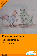 Cover of Rooster and Toad by Zulqeeda Dahiru