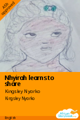 Cover of Nhyirah learns to share by Kingsley Nyarko