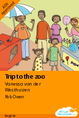 Cover of Trip to the zoo by Vanessa van der Westhuizen