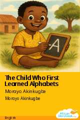 Cover of The Child Who First Learned Alphabets by Morayo Akinkugbe