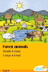 Cover of Forest animals by Grade 4 class
