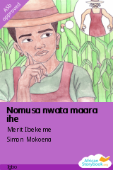 Cover of Nomusa nwata maara ihe, a Igbo picture book