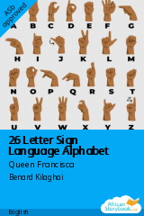 Cover of 26 Letter Sign Language Alphabet by Queen Francisca