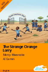 Cover of The Strange Orange Lorry by Mercy Mwanake