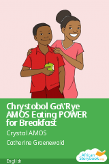Cover of Chrystobol Ga\\'Rye AMOS Eating POWER for Breakfast by Crystal AMOS